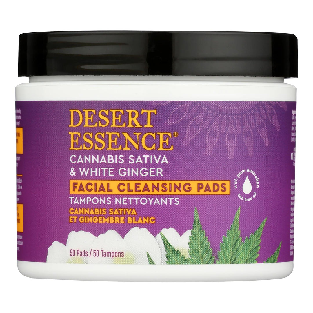 Desert Essence - Clnsng Pad Cbd Wht Ginger - 1 Each-50 Ct - Maras Green